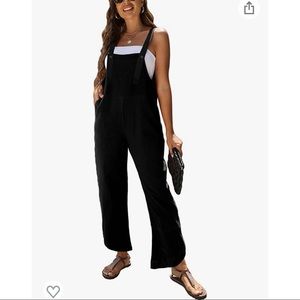 Casual Black Overalls / Jumpsuit